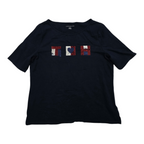 Playera Tommy Hilfiger manga corta con lentejuelas