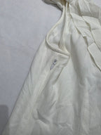Blusa Michael Kors Blanca Un Hombro con Olan Elegante Mujer