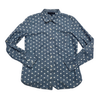 Camisa Tommy Hilfiger de Mujer azul con lunares