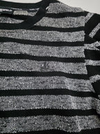 Blusa Karl Lagerfeld de Mujer manga larga gris/negro rayada