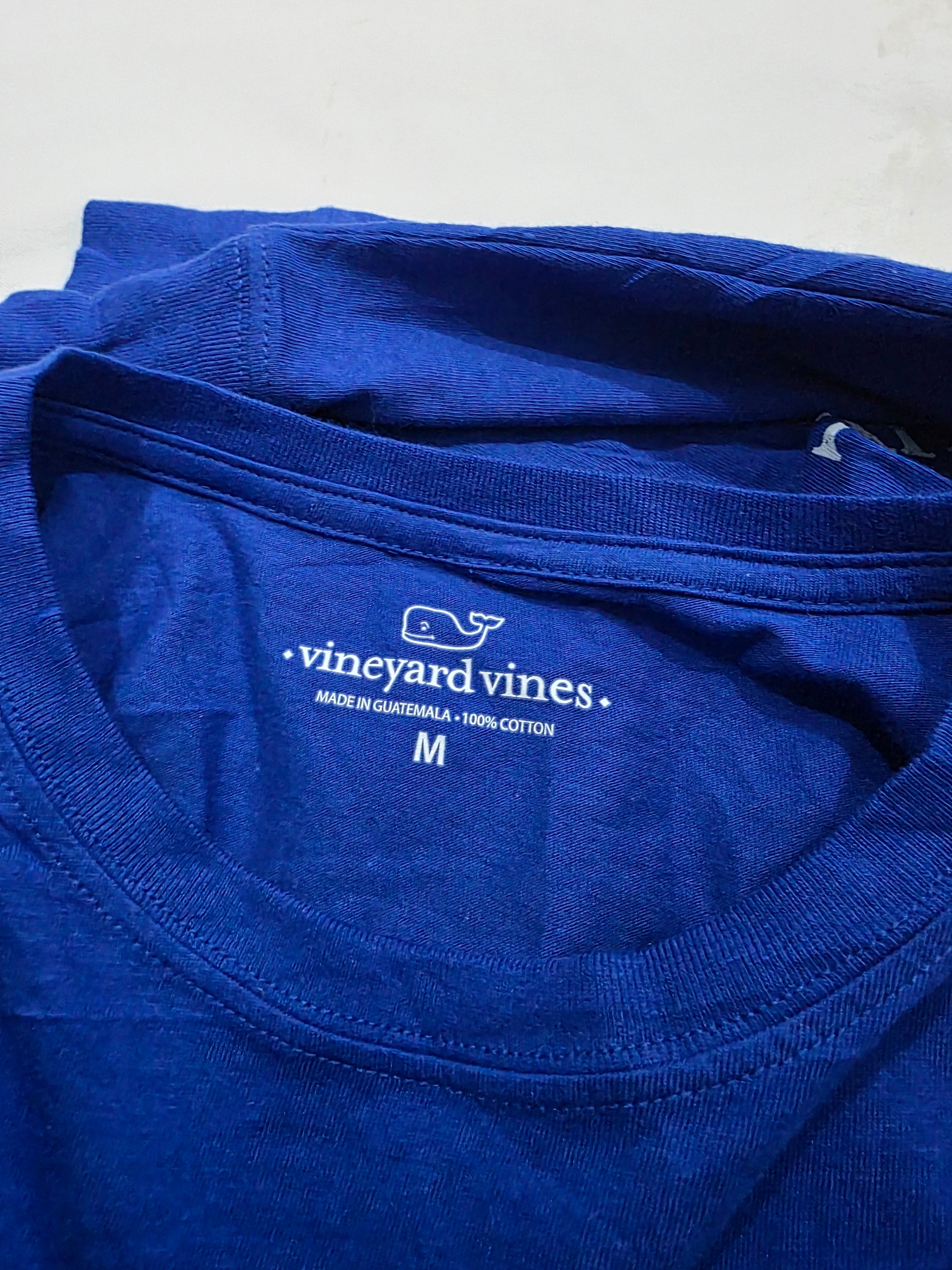 Playera Vineyard Vines azul marino de Mujer Mediana manga larga