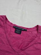 Playera Ralph lauren Sport color rosa oscuro poni amarillo