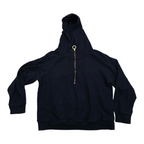 Sudadera corta Tommy Hilfiger azul marino con cierre