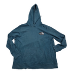 Sudadera The North face azul petróleo con gorro de Mujer