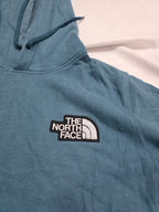 Sudadera The North face azul petróleo con gorro de Mujer