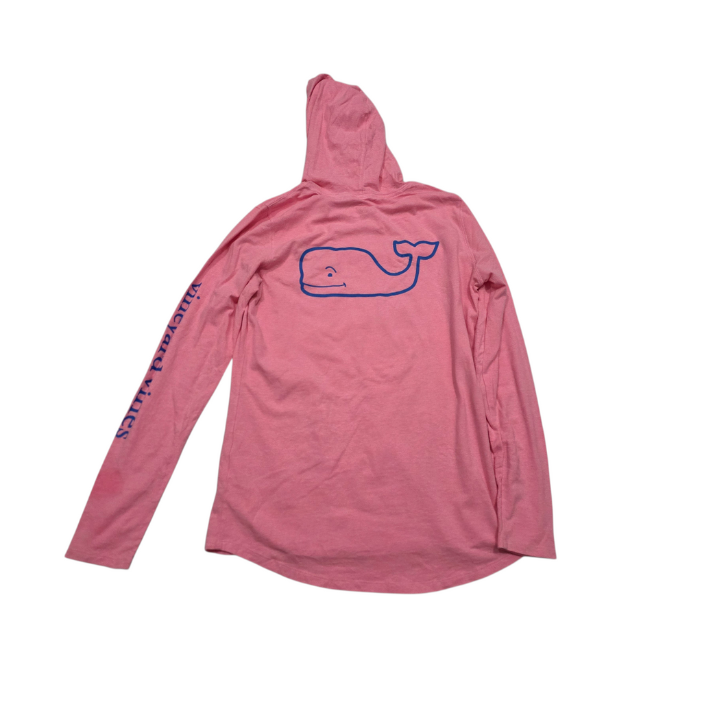 Playera con gorro Vineyard Vines rosa de Mujer manga larga