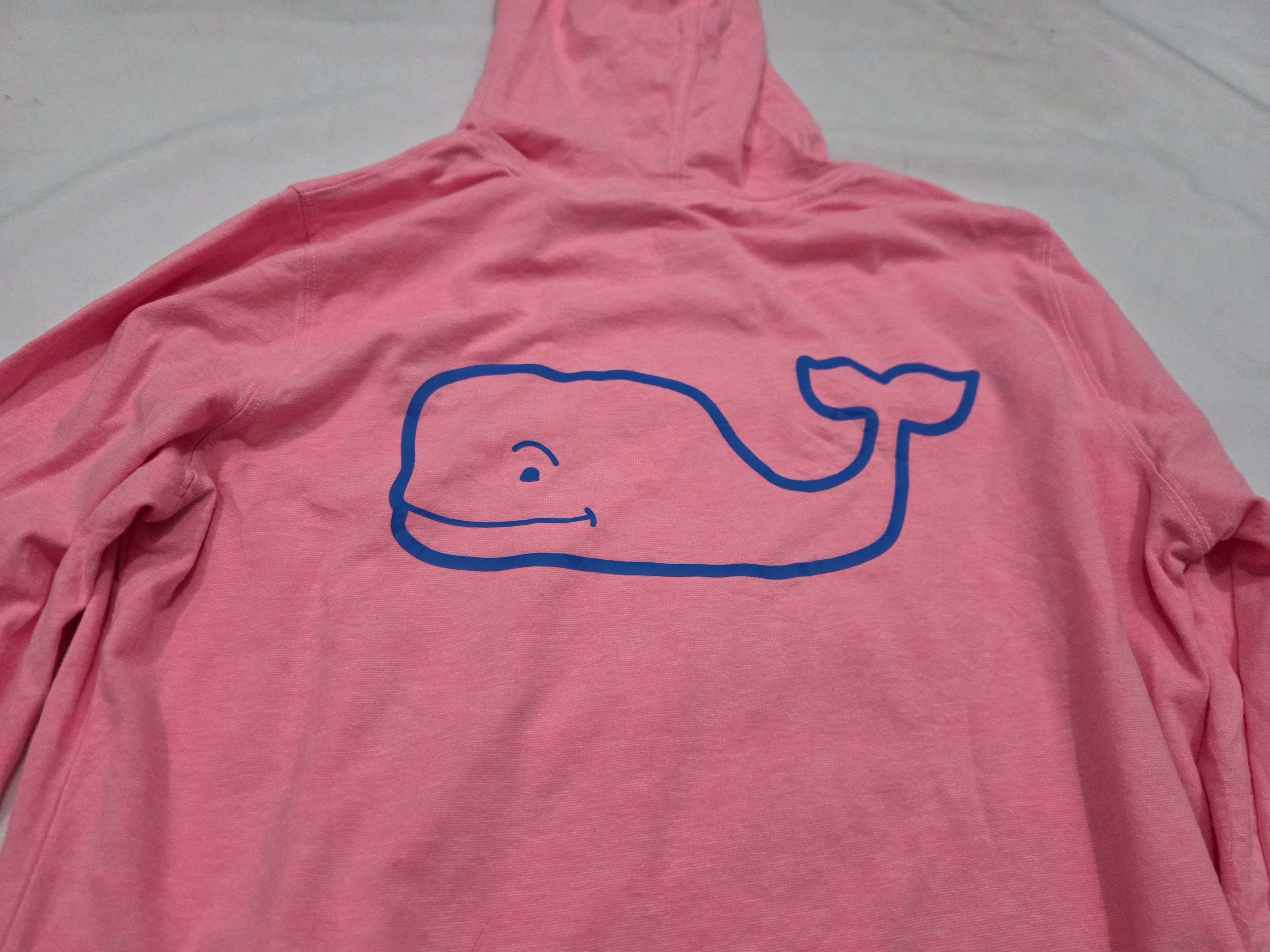 Playera con gorro Vineyard Vines rosa de Mujer manga larga
