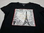 Playera Karl Lagerfeld de Mujer manga corta color negro