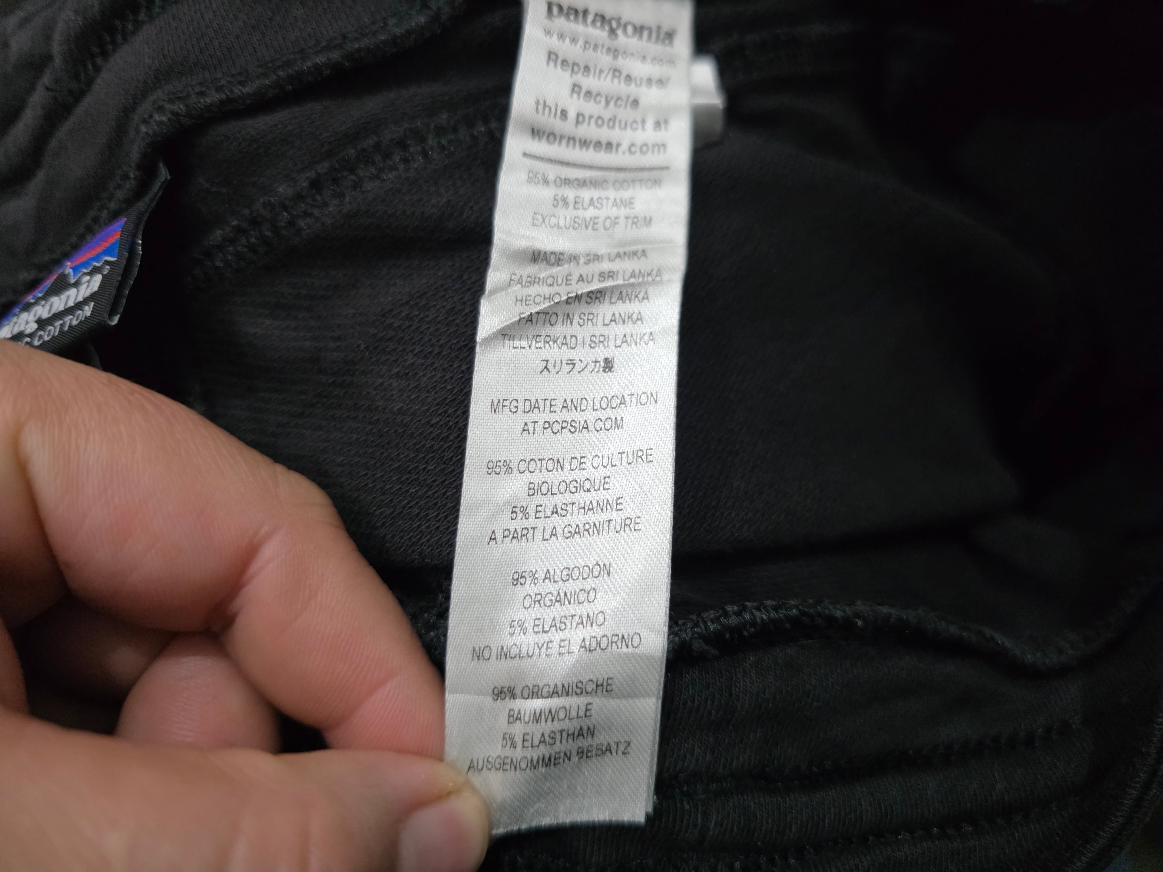 Pants Patagonia de Mujer color negro Mediano