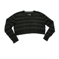 Sueter corto Tommy Hilfiger verde oscuro rayado