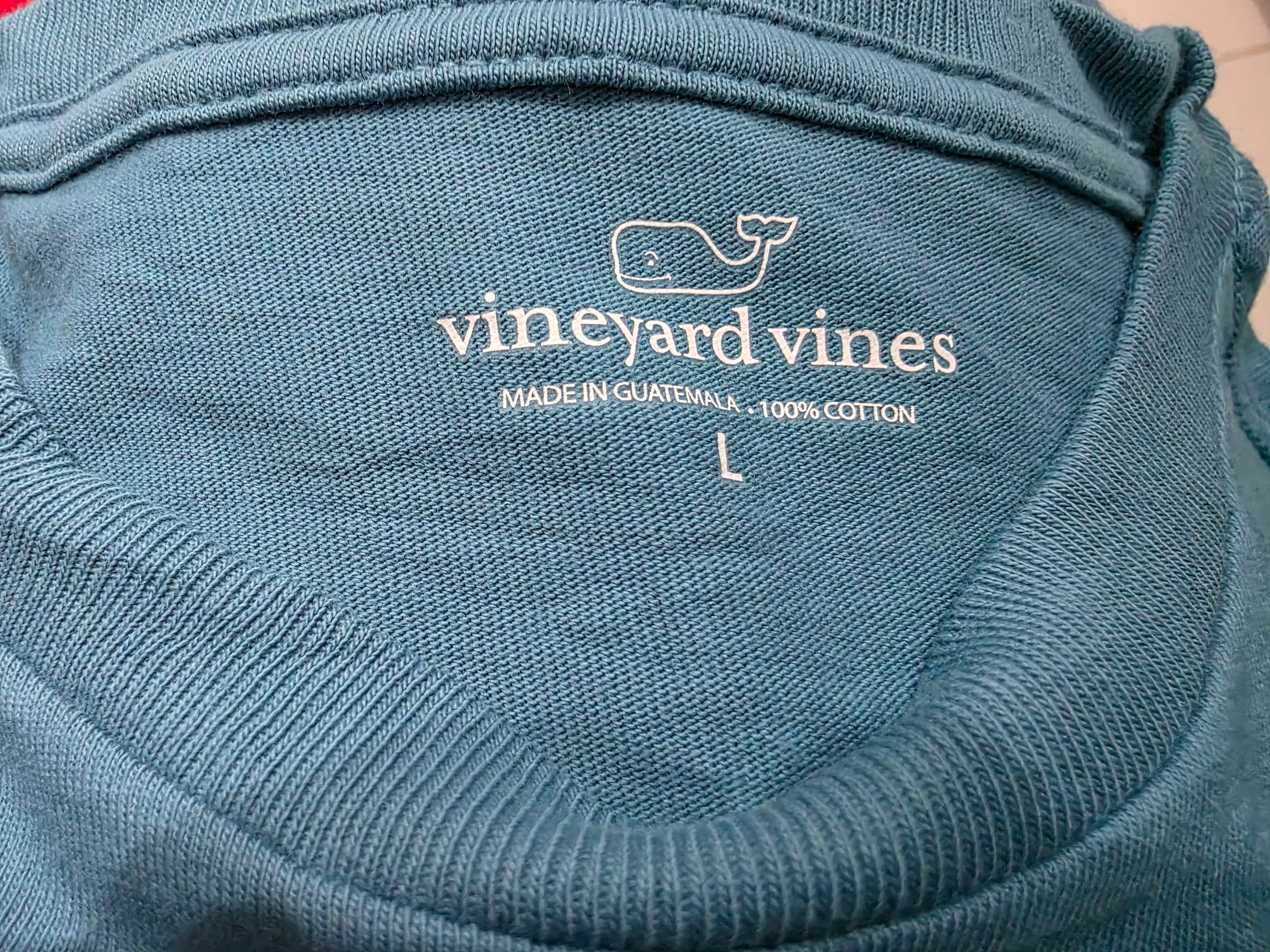 Playera Vineyard Vines de Mujer azul manga larga