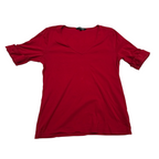 Playera Ralph lauren manga corta color rojo
