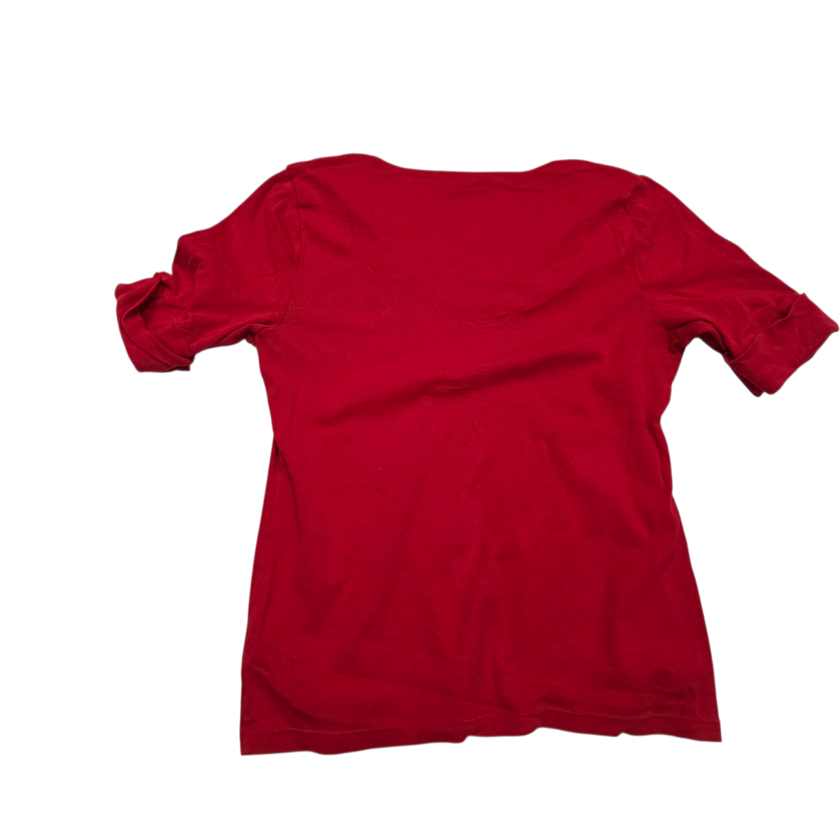 Playera Ralph lauren manga corta color rojo