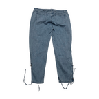 Pantalon Michael Kors talla 14 con cordones de mezclilla clara