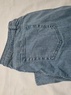 Pantalon Michael Kors talla 14 con cordones de mezclilla clara