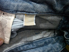Pantalon Michael Kors talla 14 con cordones de mezclilla clara