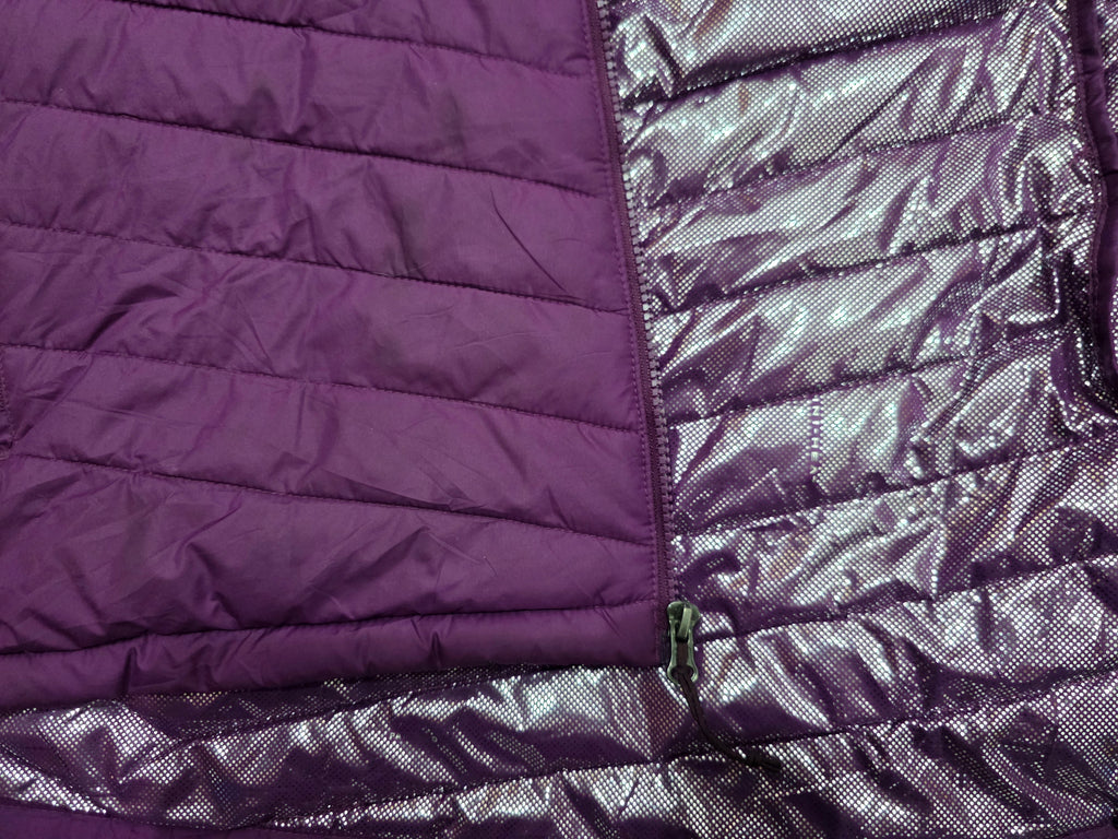 Chamarra Columbia Omniheat color morado de Mujer talla 3X