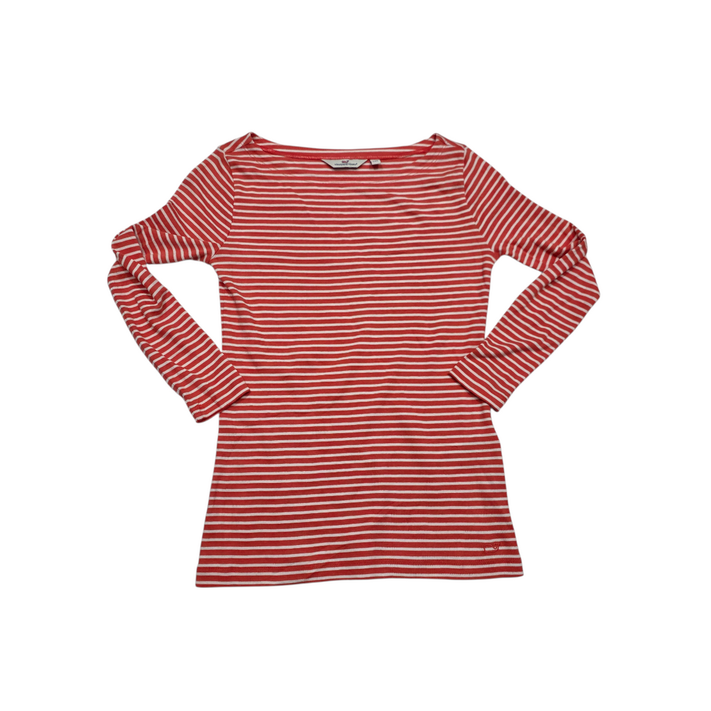 Playera Vineyard Vines XXS de Mujer color coral manga larga