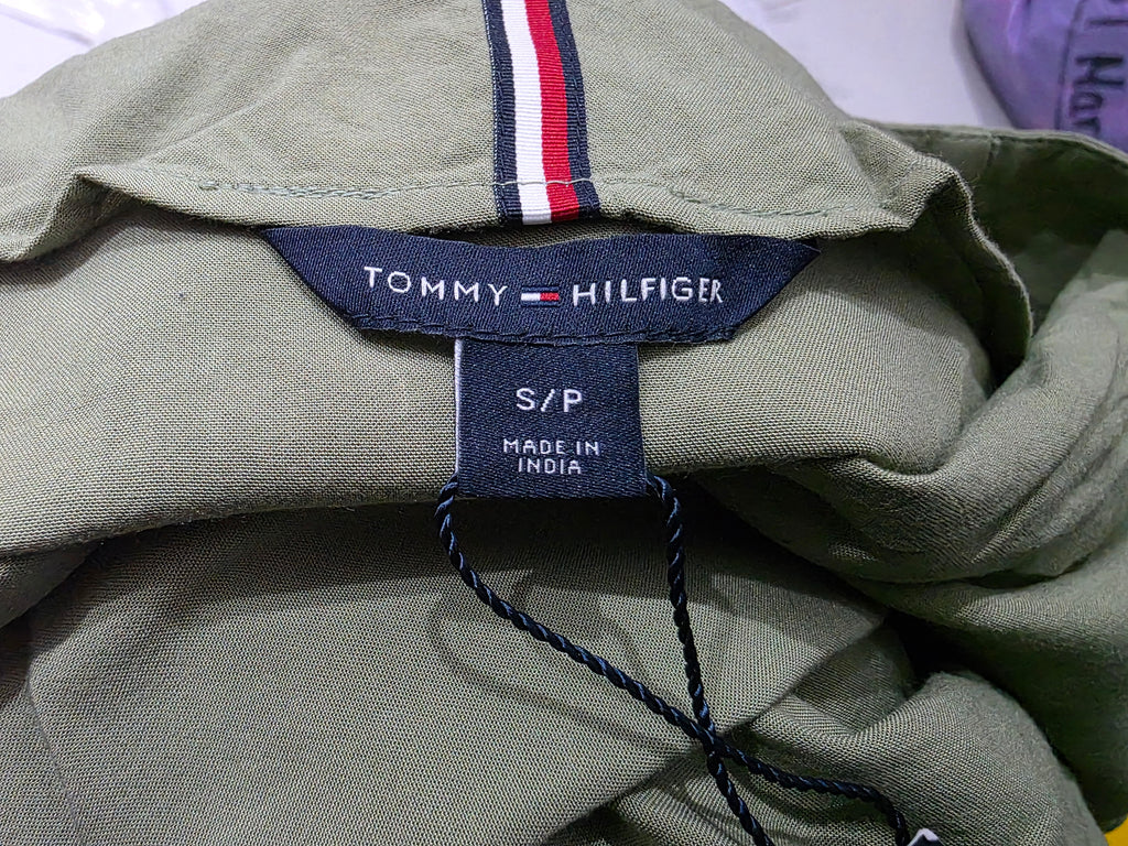 Blusa Tommy Hilfiger de Mujer talla Chica color verde manga larga