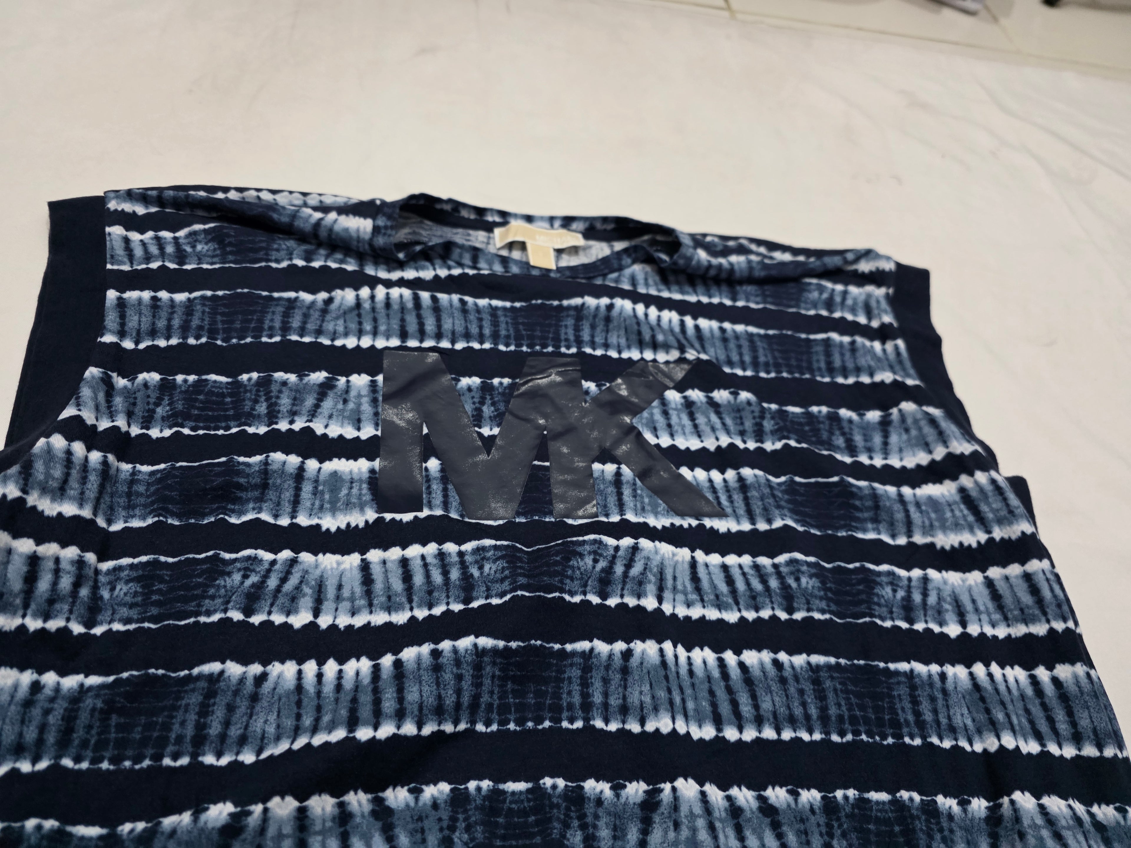 Blusa holgada Michael Kors de Mujer azul tie dye