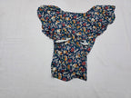 Blusa cruzada Ralph Lauren de Mujer azul floreada