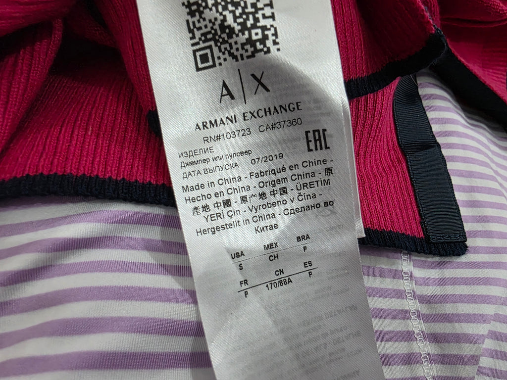 Sueter Armani Exchange de Mujer color fucsia
