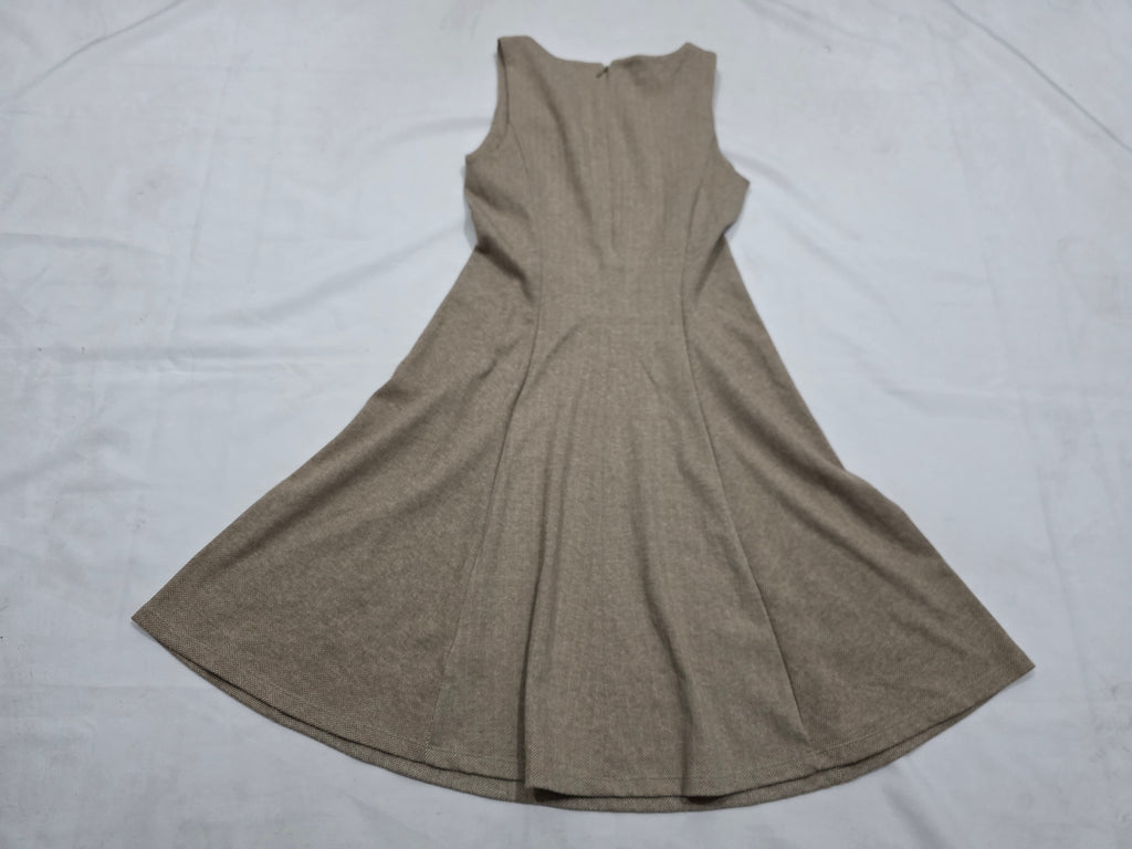 Vestido Ralph lauren sin mangas color cafe de Mujer corte A