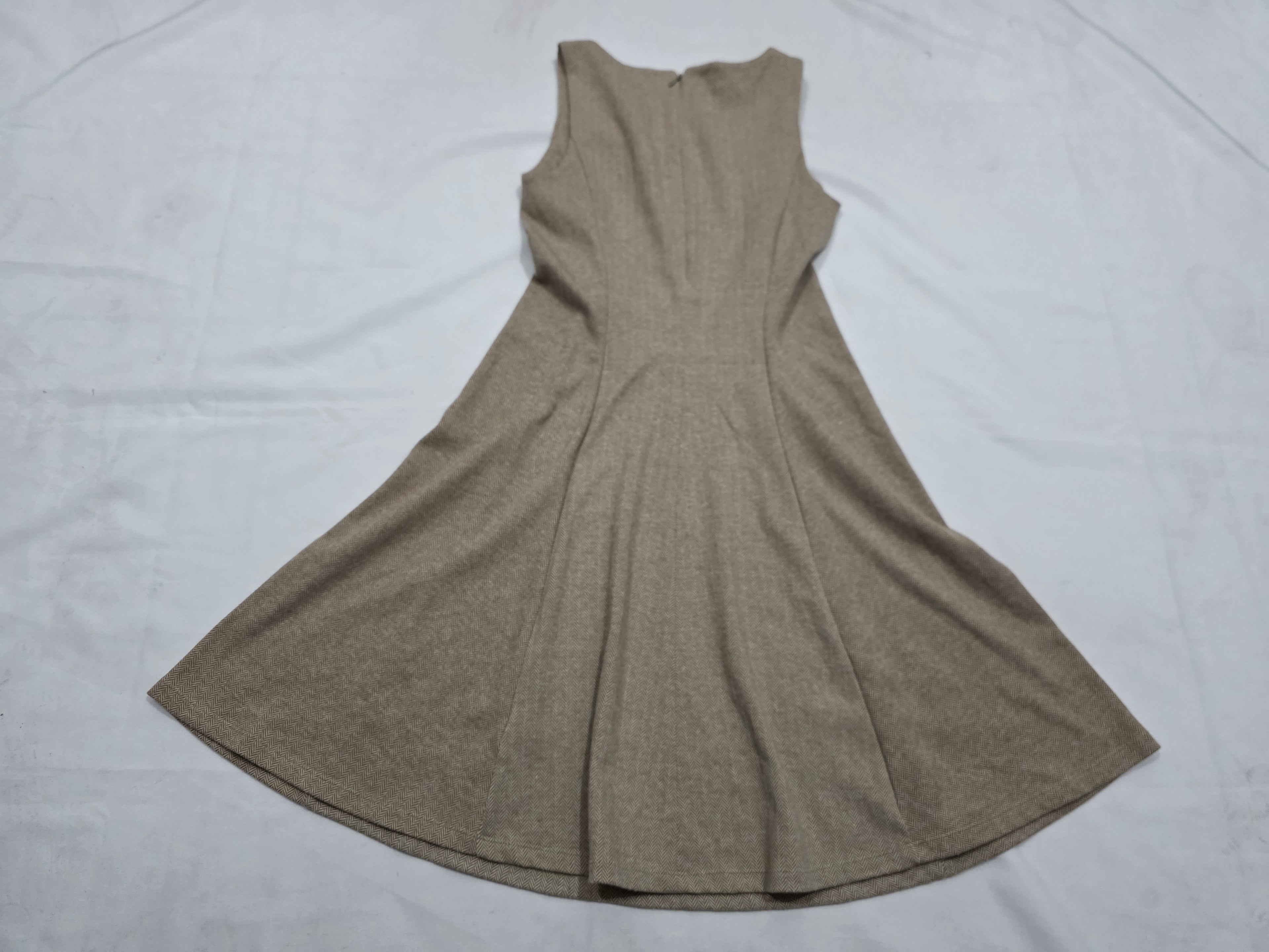 Vestido Ralph lauren sin mangas color cafe de Mujer corte A