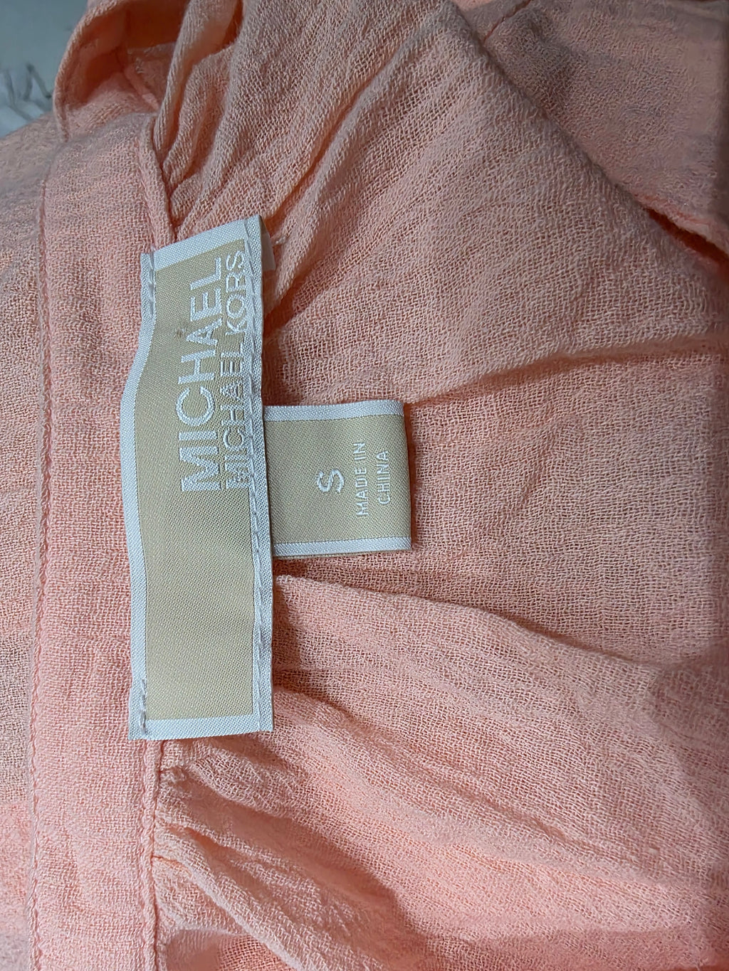 Blusa Michael Kors de Mujer Chica color melocotón