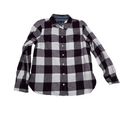 Camisa Tommy Hilfiger de algodón de Mujer color vino/blanco