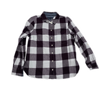Camisa Tommy Hilfiger de algodón de Mujer color vino/blanco