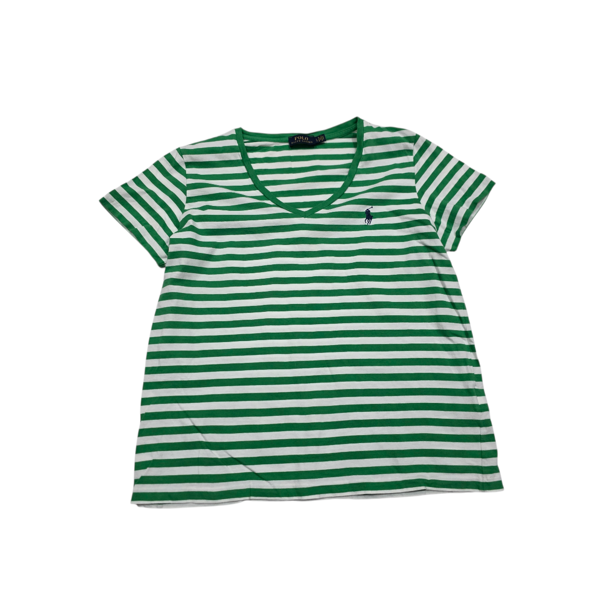 Playera Polo ralph lauren de Mujer verde rayada