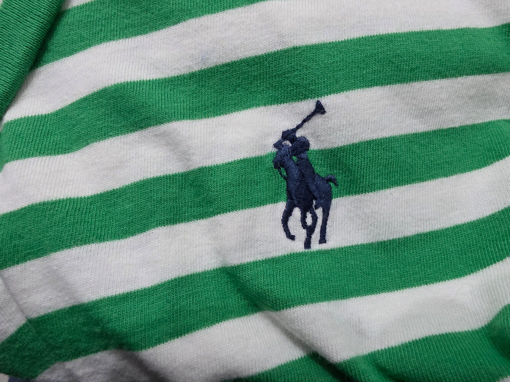 Playera Polo ralph lauren de Mujer verde rayada