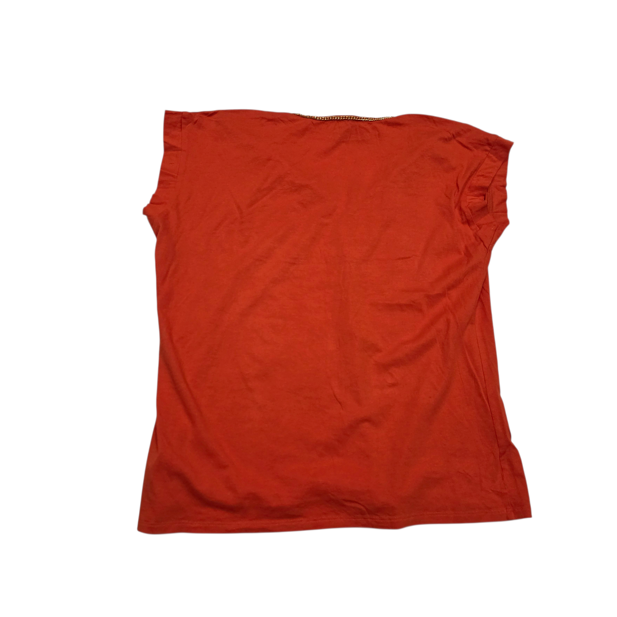 Blusa Michael Kors de Mujer color naranja con cadena dorada