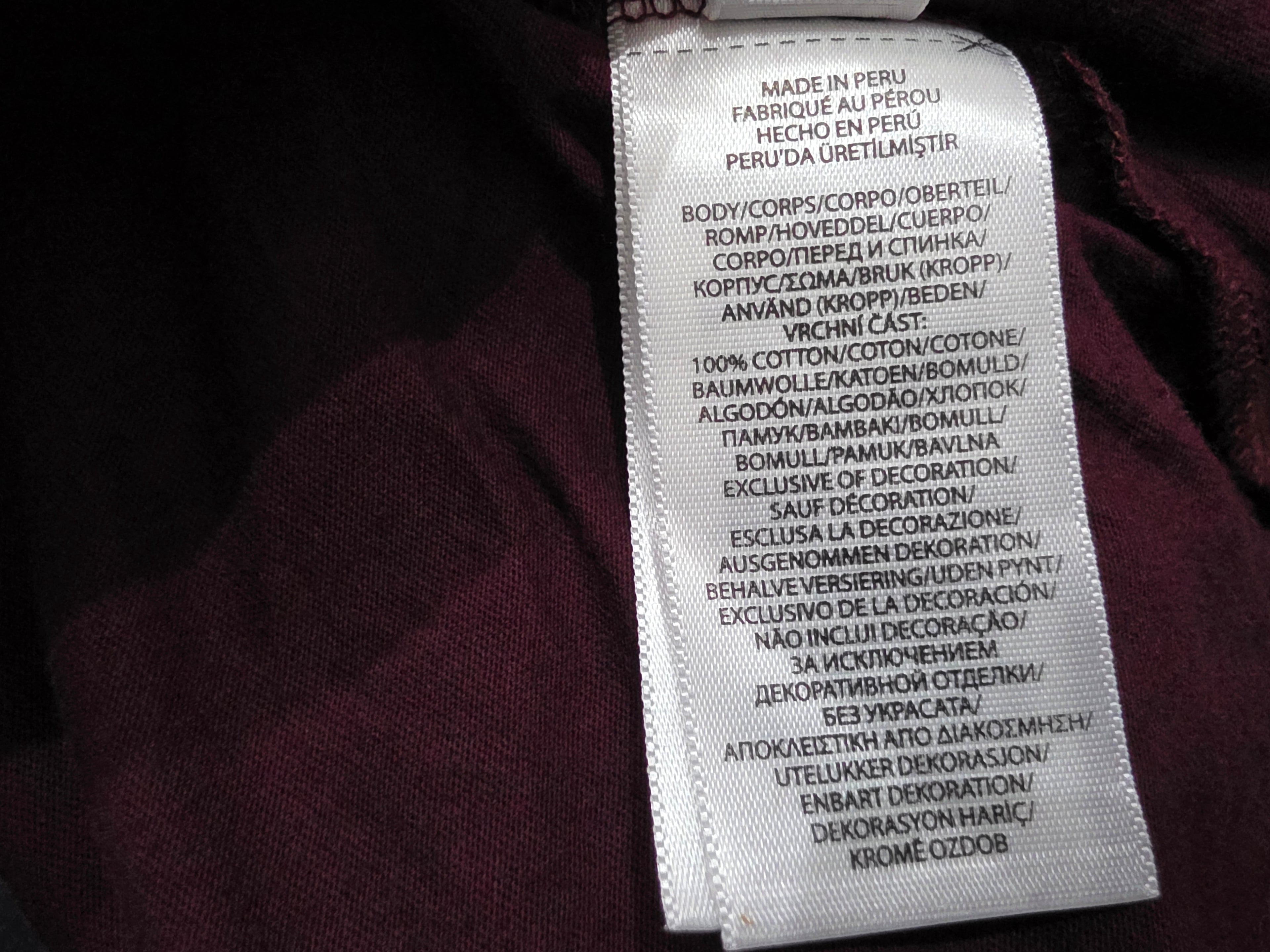 Playera Polo ralph lauren color bordo manga corta