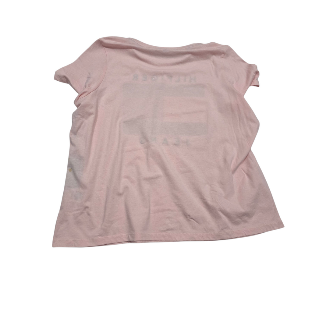 Playera Tommy Hilfiger rosa manga corta talla 1X