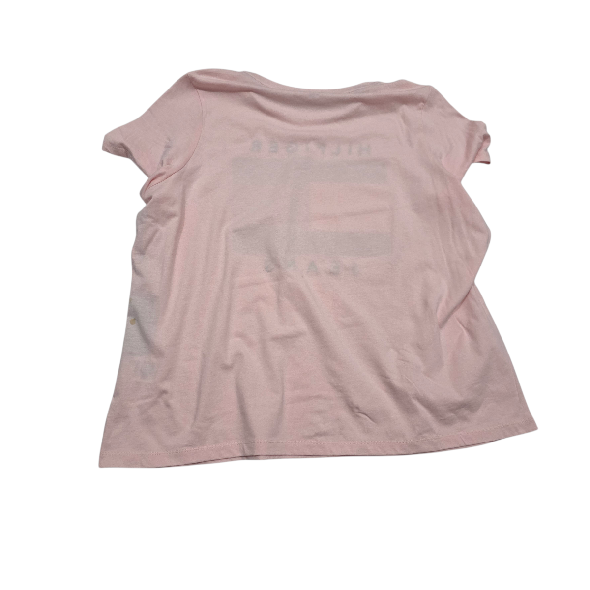 Playera Tommy Hilfiger rosa manga corta talla 1X