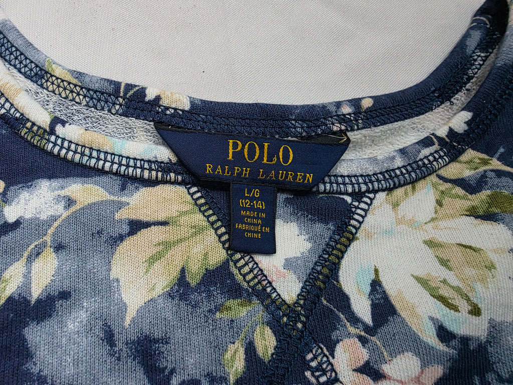Sudadera Floreada Polo ralph lauren azul Grande Adolescente