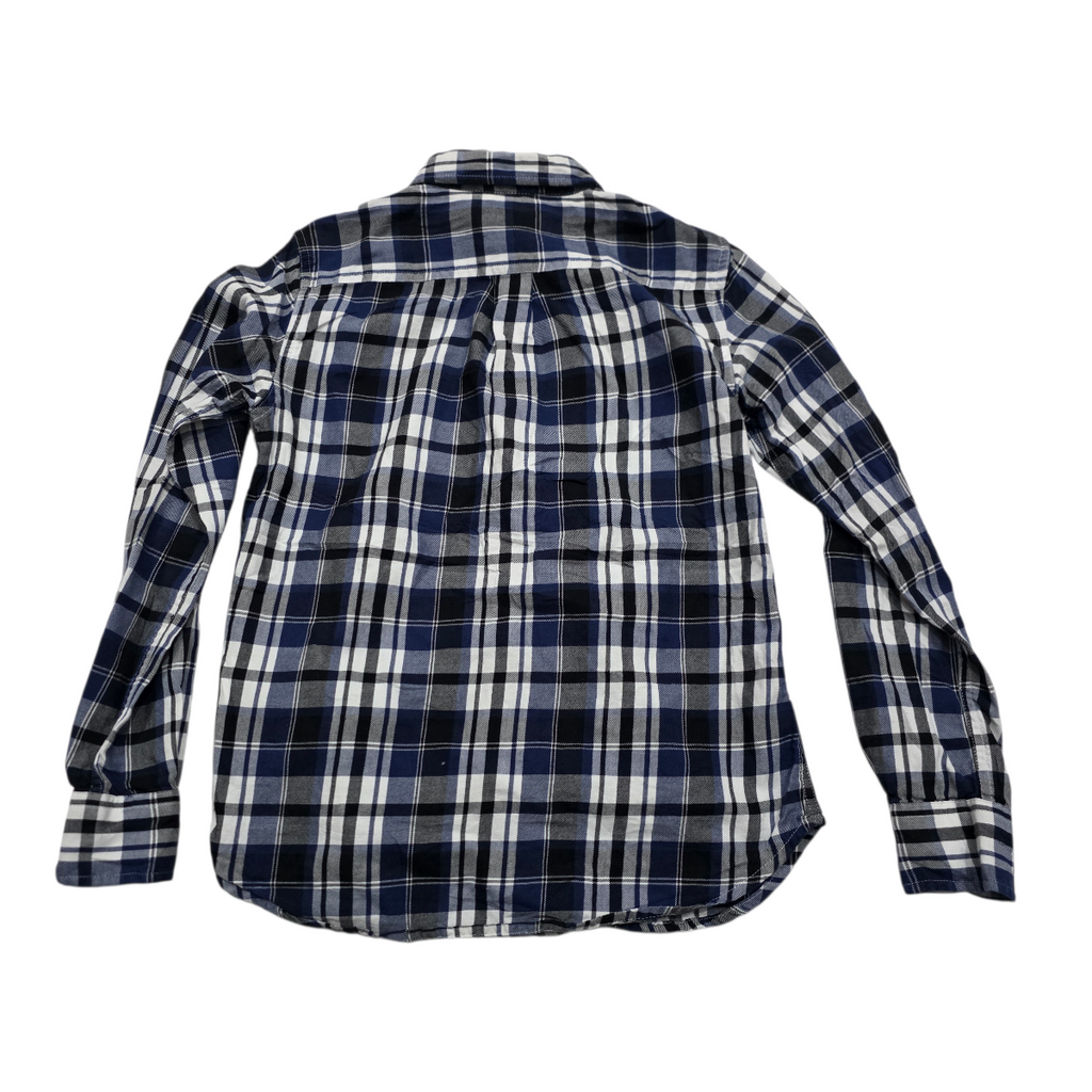 Camisa Ralph Lauren azul a cuadros manga larga de Mujer Extra Chica