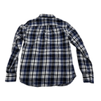 Camisa Ralph Lauren azul a cuadros manga larga de Mujer Extra Chica