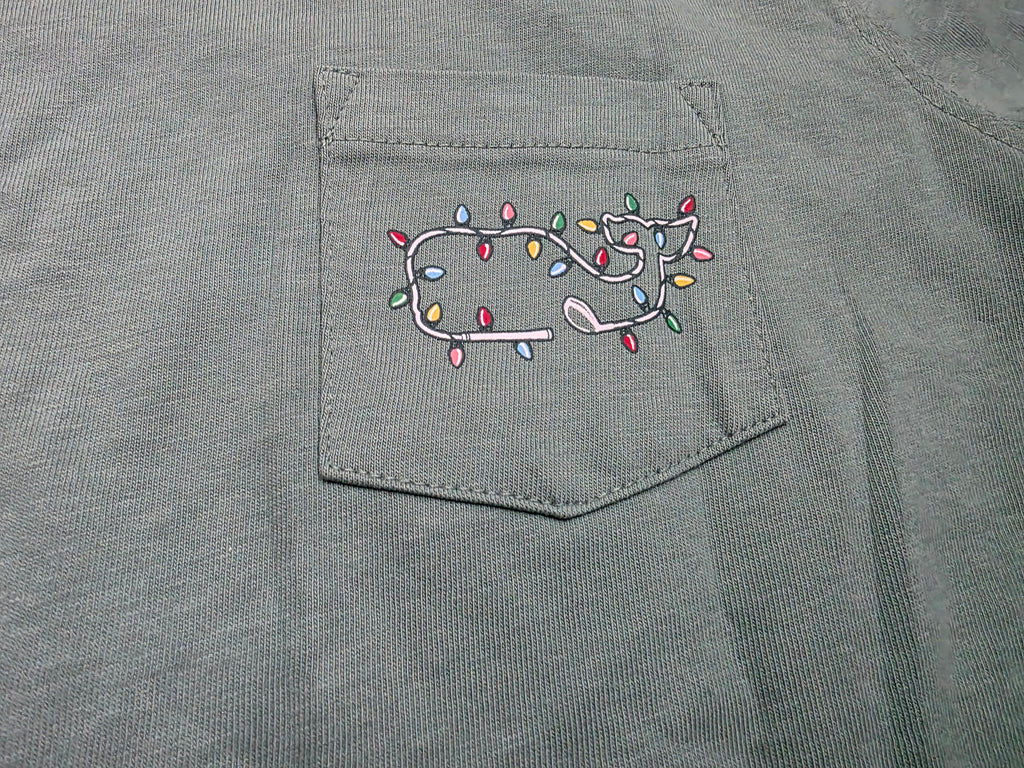 Playera Vineyard Vines verde opaco de Mujer manga larga