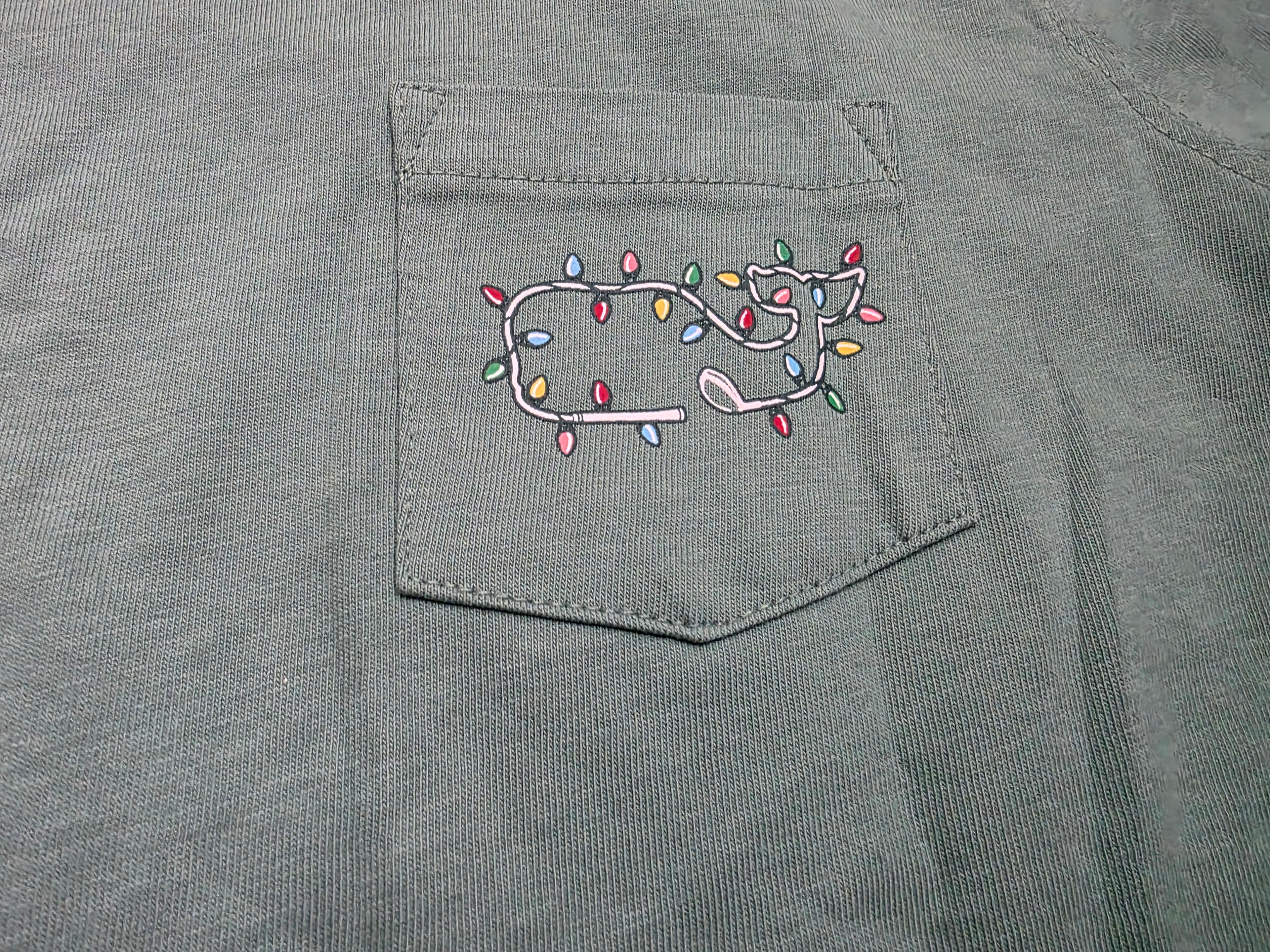 Playera Vineyard Vines verde opaco de Mujer manga larga