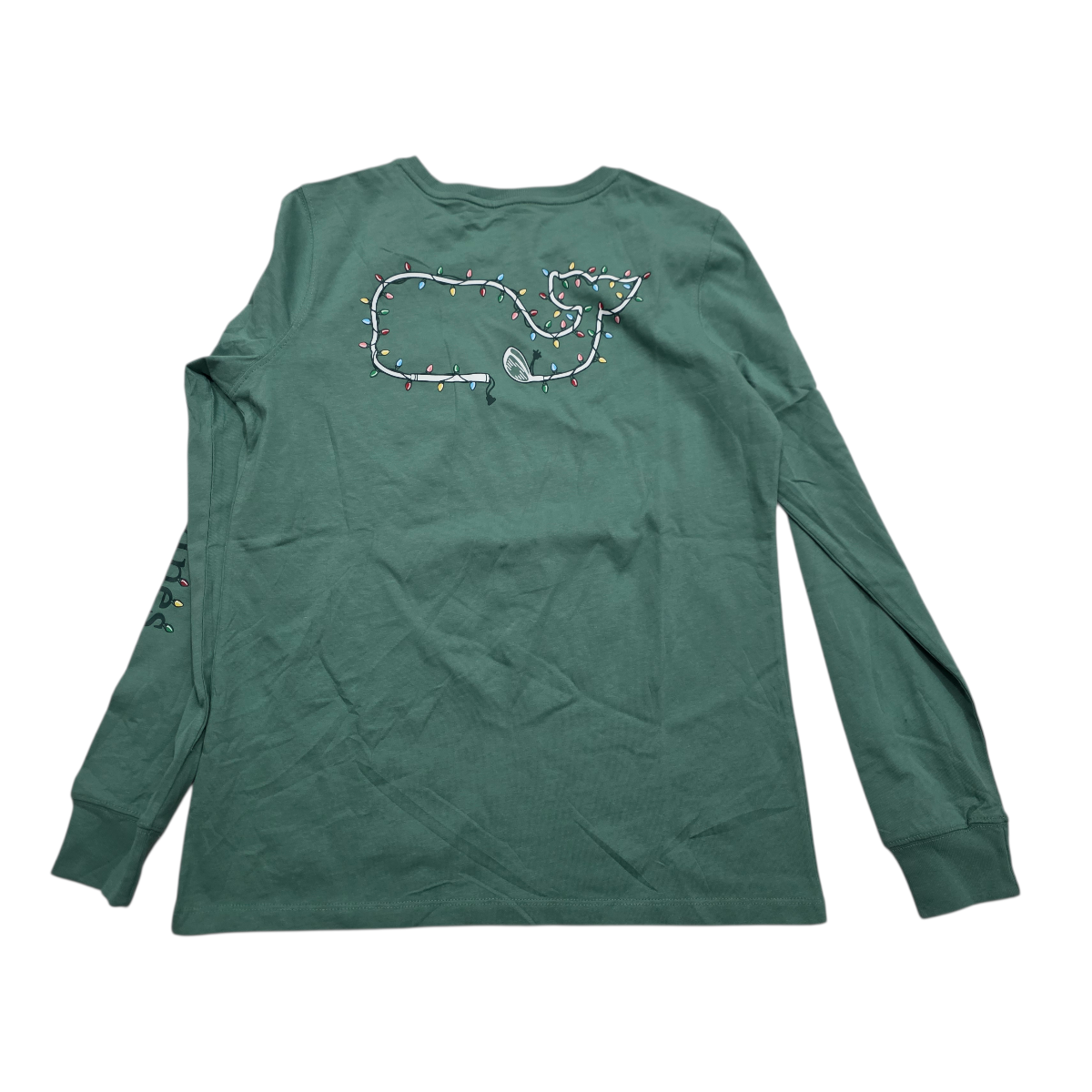 Playera Vineyard Vines verde opaco de Mujer manga larga