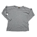 Blusa Michael Kors color gris con olan manga larga