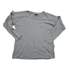 Blusa Michael Kors color gris con olan manga larga