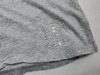 Blusa Michael Kors color gris con olan manga larga