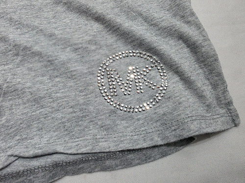 Blusa Michael Kors color gris con olan manga larga