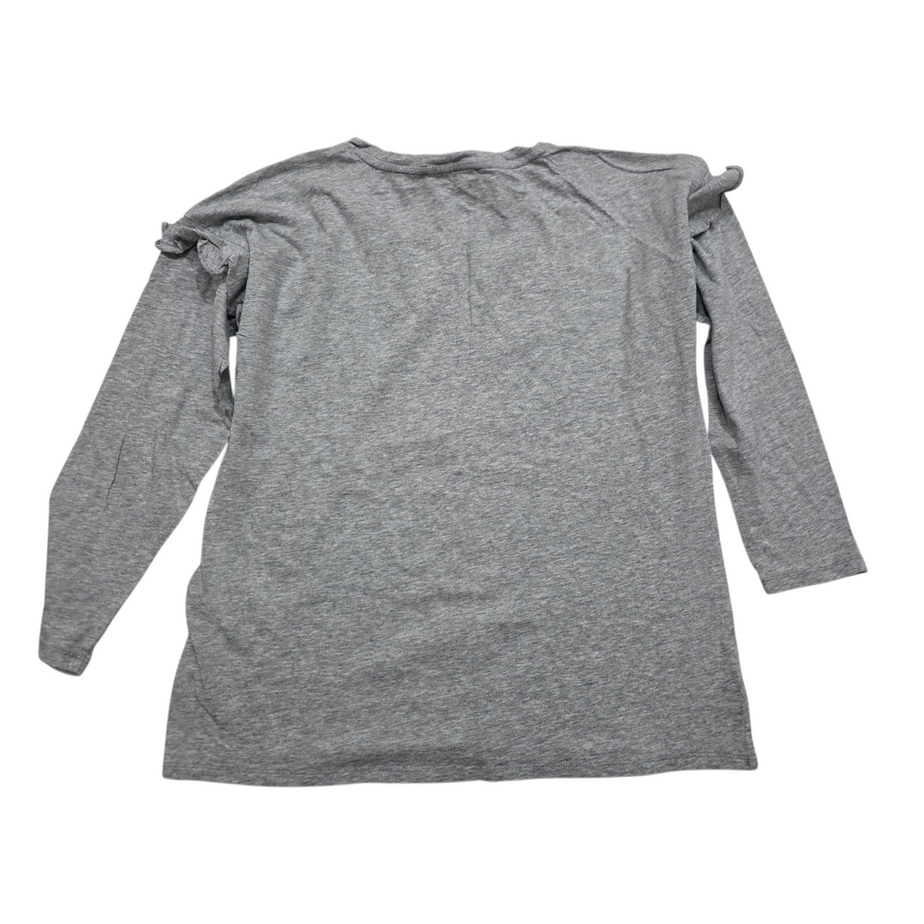 Blusa Michael Kors color gris con olan manga larga
