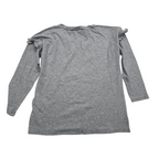 Blusa Michael Kors color gris con olan manga larga