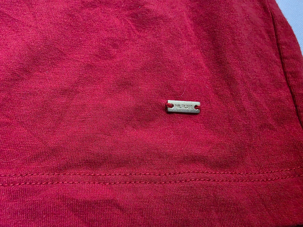 Vestido Tommy Hilfiger cuello redondo manga corta talla Chica de Mujer